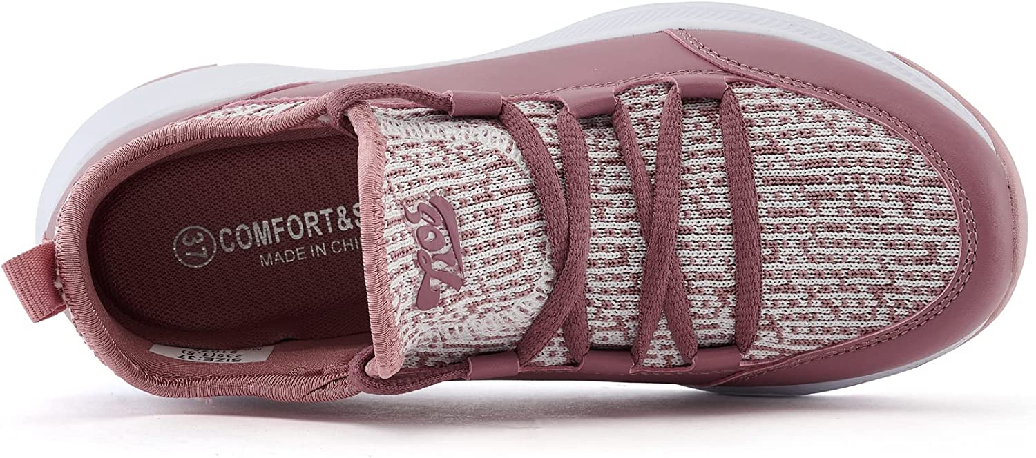 Women Casual Slip-on Walking Tenni Shoes -Comfortable Gym Running Yoga Sneaker