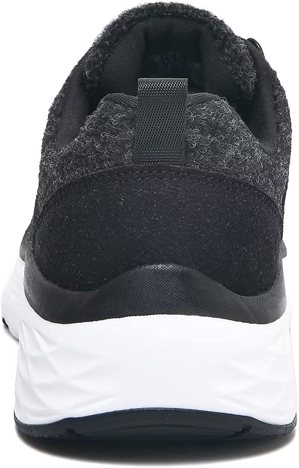 Womens Winter Walking Shoes Comfortable Non-Slip Sneaker Ladies Lace-up Warm Tennis Shoes