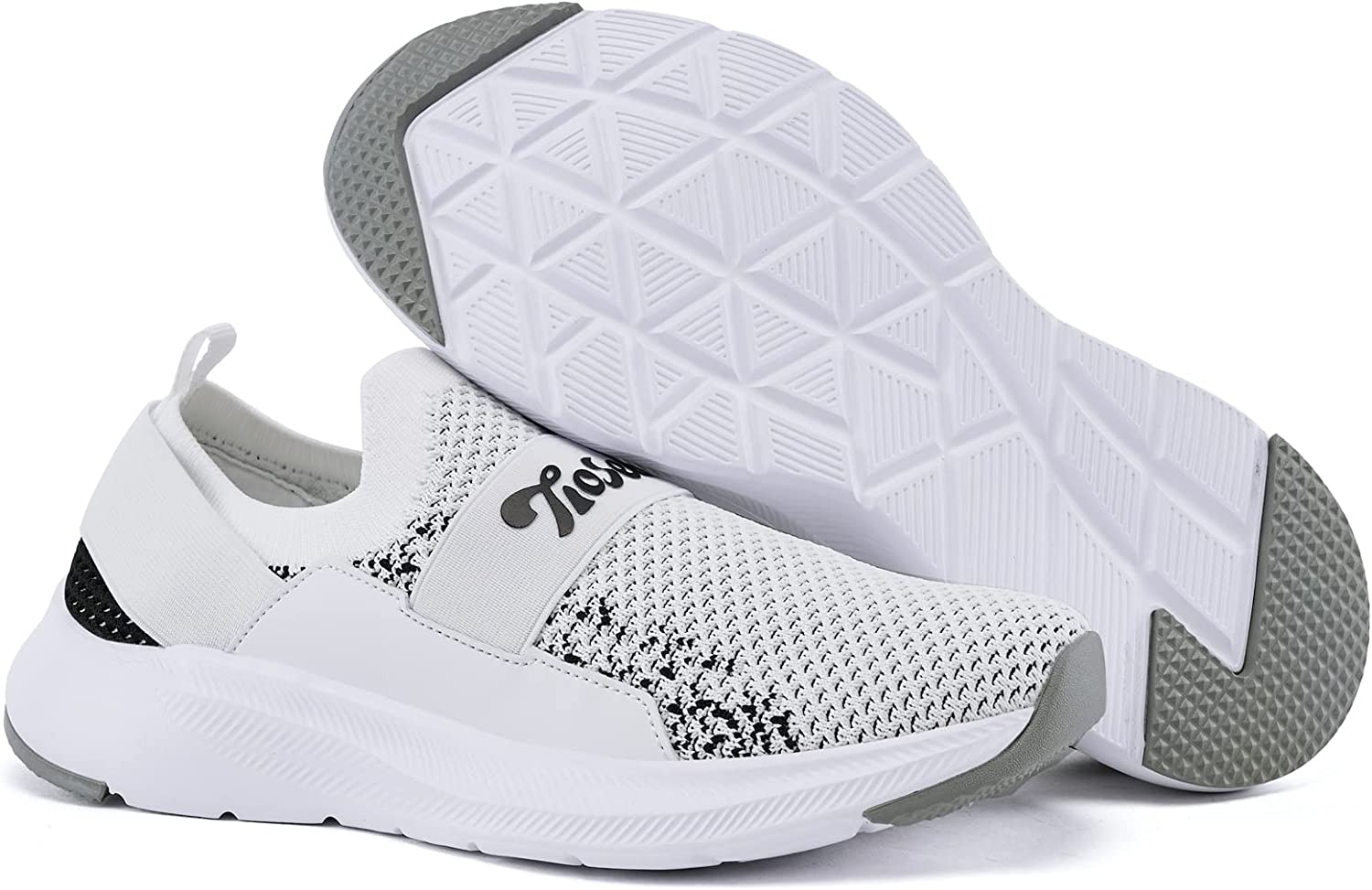 Women Casual Slip-on Walking Tenni Shoes -Comfortable Gym Running Yoga Sneaker