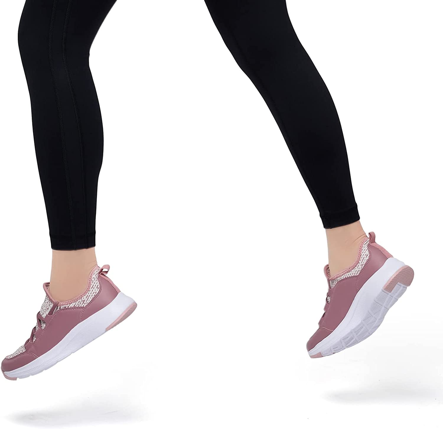 Women Casual Slip-on Walking Tenni Shoes -Comfortable Gym Running Yoga Sneaker