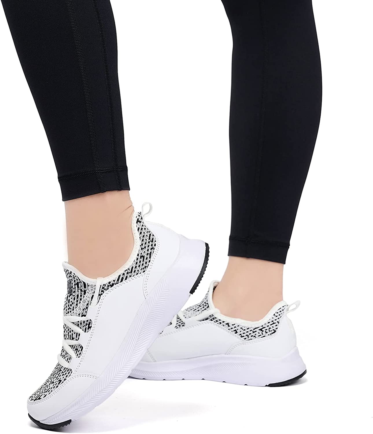 Women Casual Slip-on Walking Tenni Shoes -Comfortable Gym Running Yoga Sneaker