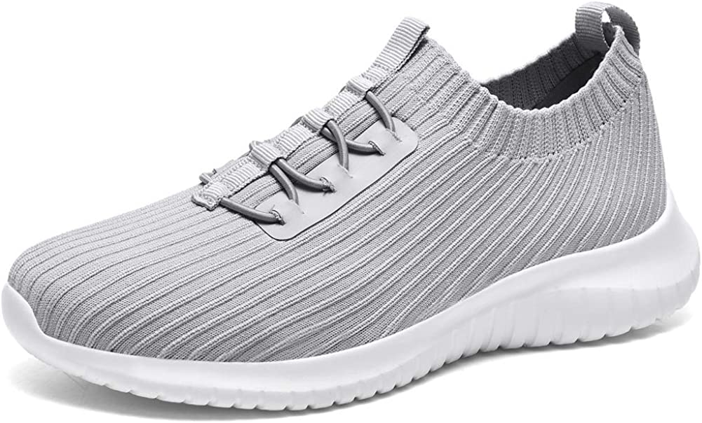 Womens Slip On Sneakers Casual Lightweight Breathable Walking Shoes