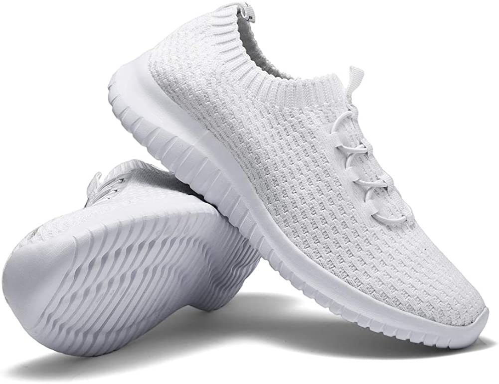 Womens Slip On Sneakers Casual Lightweight Breathable Walking Shoes