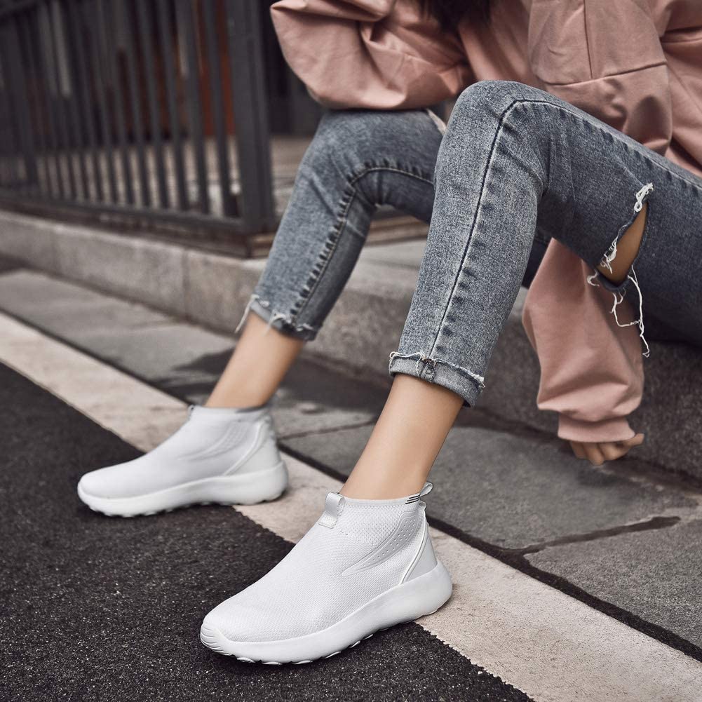 Womens Sock Walking Shoes Casual Knit Slip-on Mesh Sneakers