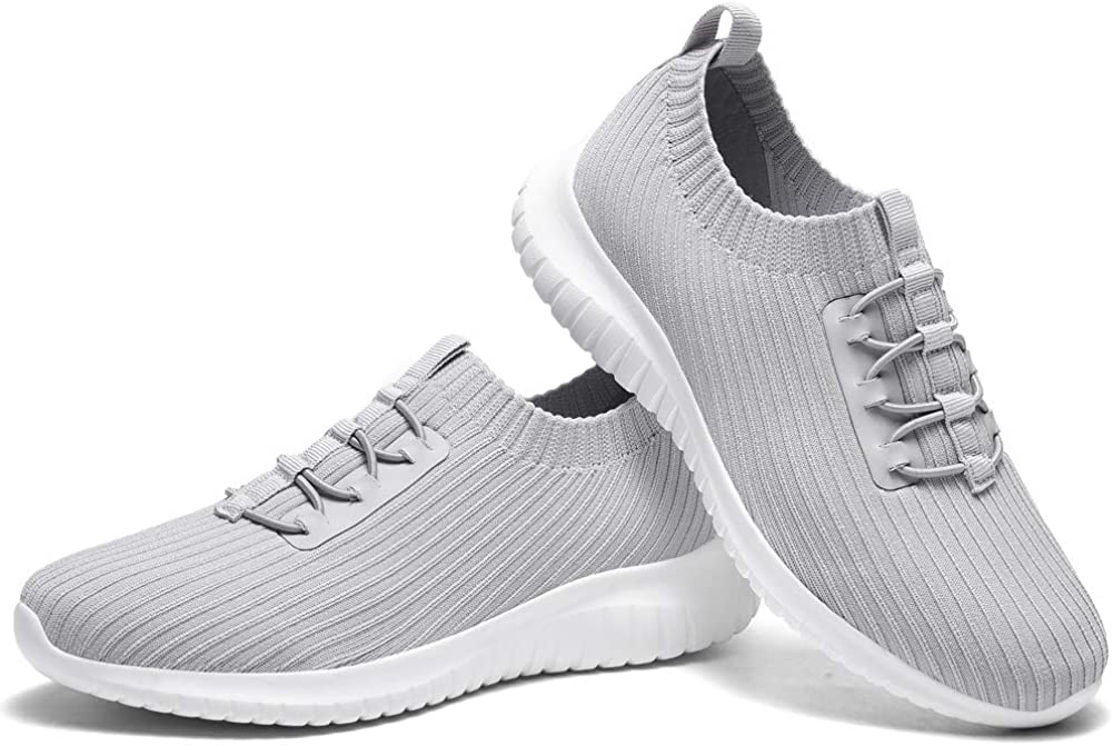 Womens Slip On Sneakers Casual Lightweight Breathable Walking Shoes