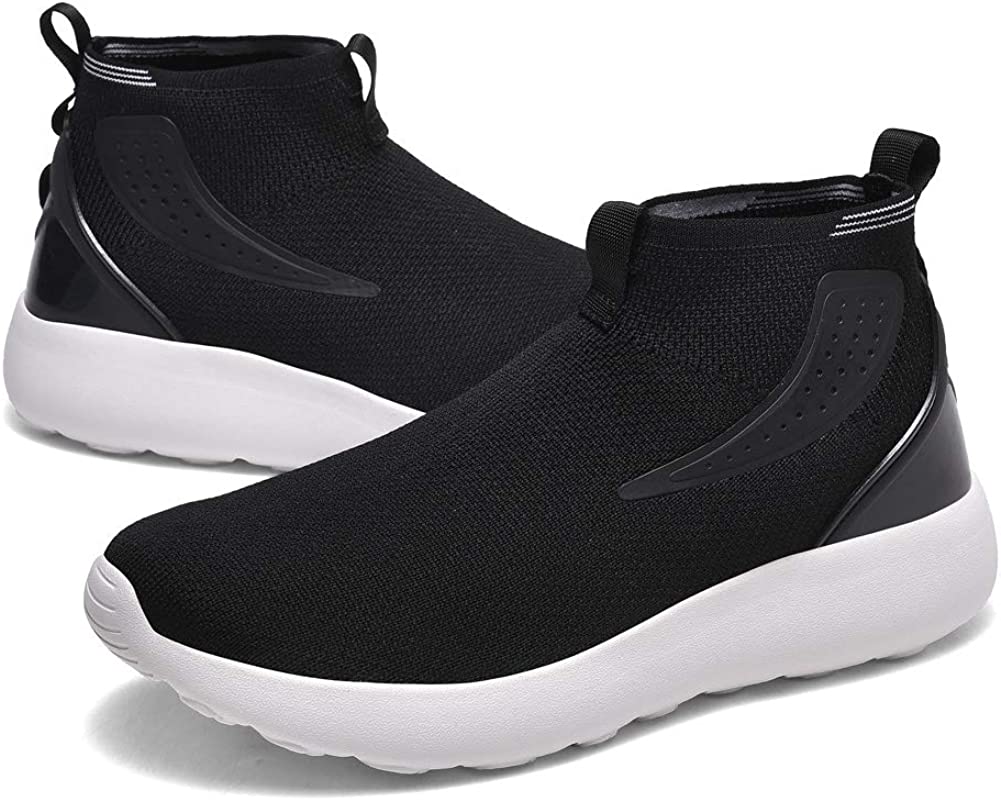 Womens Sock Walking Shoes Casual Knit Slip-on Mesh Sneakers