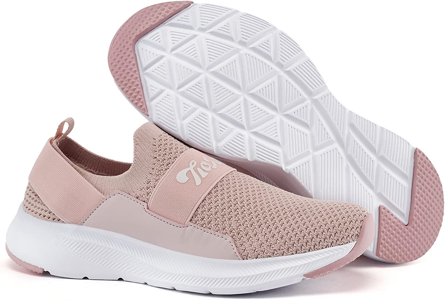 Women Casual Slip-on Walking Tenni Shoes -Comfortable Gym Running Yoga Sneaker