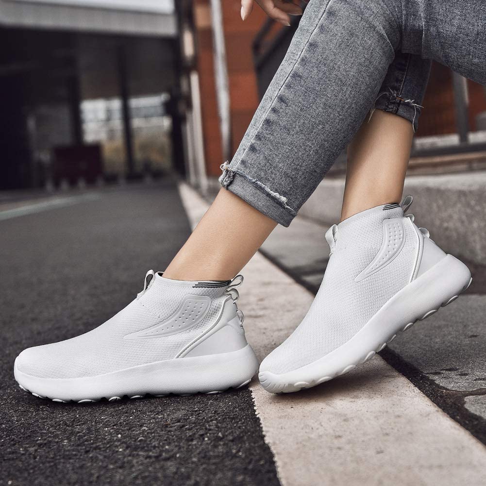 Womens Sock Walking Shoes Casual Knit Slip-on Mesh Sneakers
