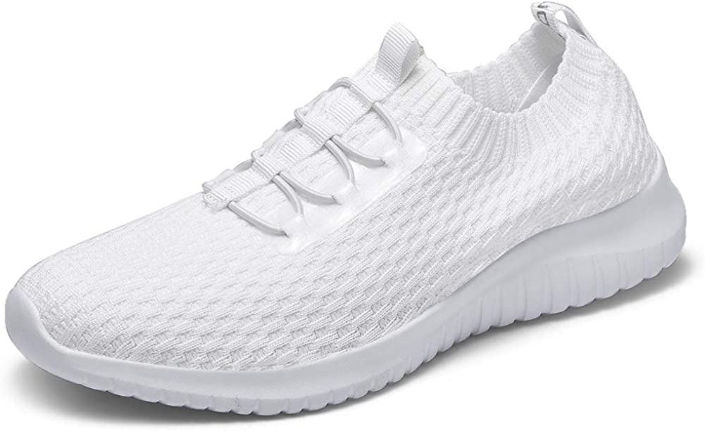 Womens Slip On Sneakers Casual Lightweight Breathable Walking Shoes