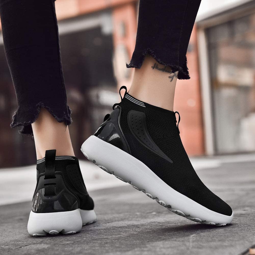 Womens Sock Walking Shoes Casual Knit Slip-on Mesh Sneakers